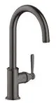 AXOR-HG-AXOR-Montreux-Einhebel-Kuechenmischer-260-mit-Schwenkauslauf-Brushed-Black-Chrome-16580340 gallery number 1